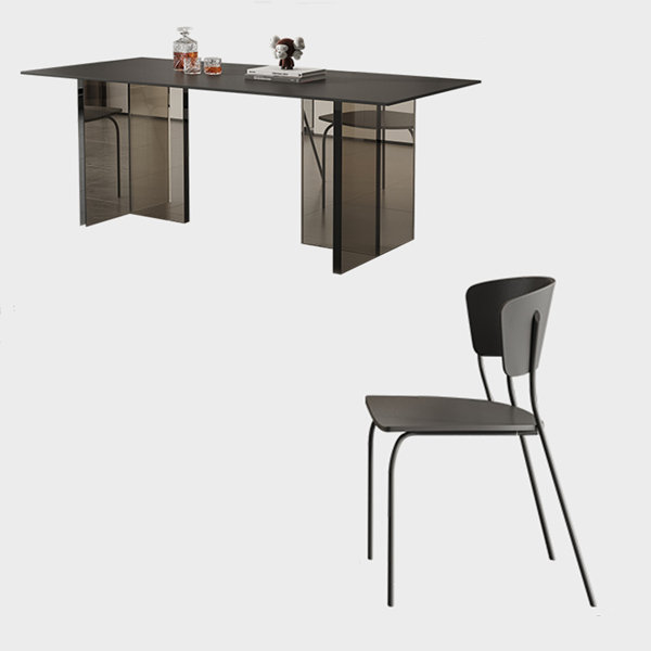 Hokku Designs Westnedge 7 Piece Double Pedestal Dining Set Wayfair